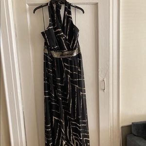 *Express* Black Chiffon Maxi Dress